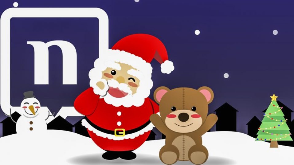 Use Christmas stickers from nandbox messenger
