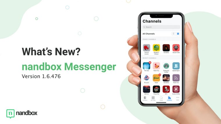 nandbox Messenger for iOS – Version 1.6.476: What’s New?