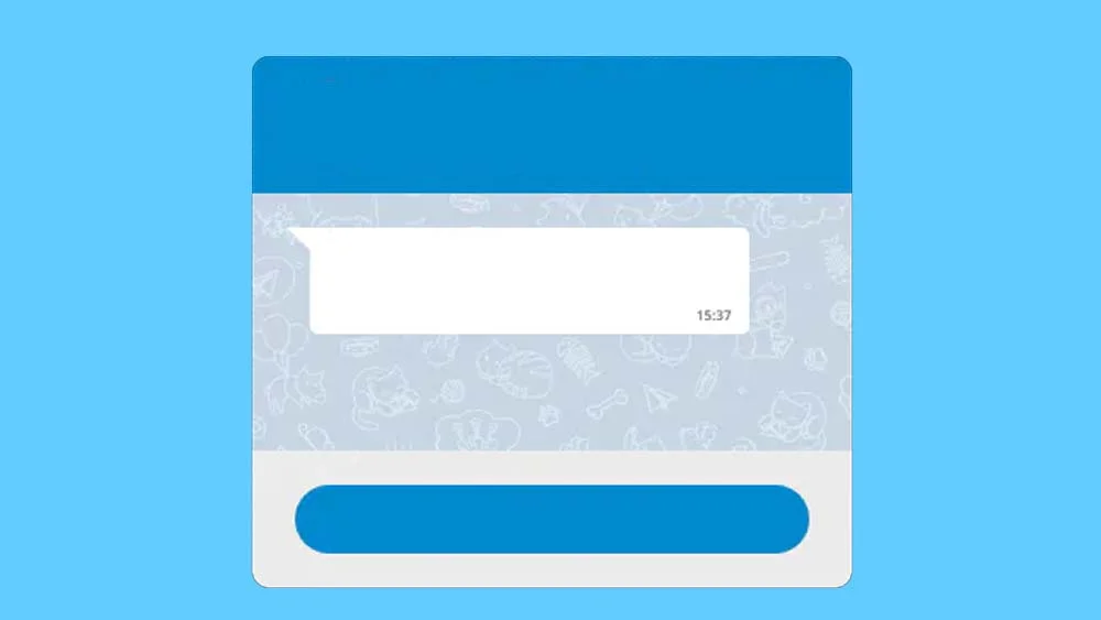 Telegram bubble