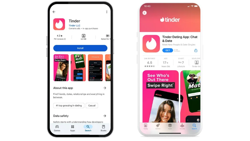 Tinder – Android & iOS