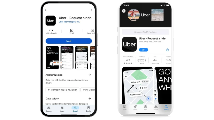 Uber – Android & iOS