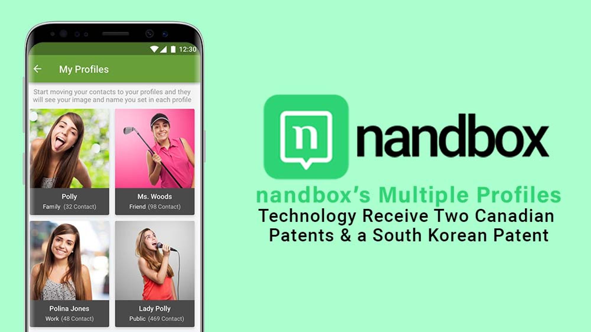 You are currently viewing nandbox Receive Two Canadian Patents & One South Korean Patent for Multiple Profiles Technology