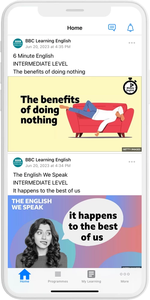 bbc learn home iOS