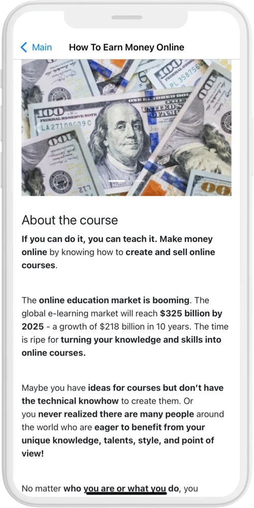 online courses how to iOS