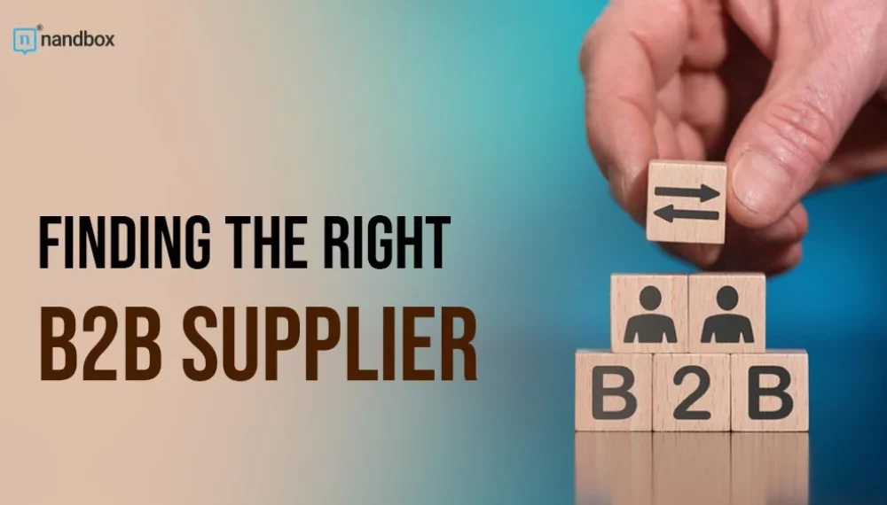 Finding the Right B2B Supplier