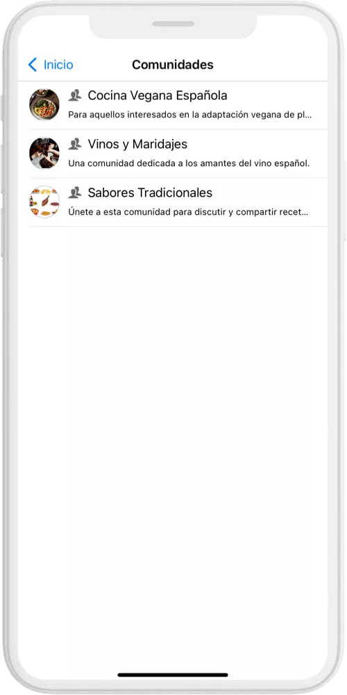 Alimentos App group ios