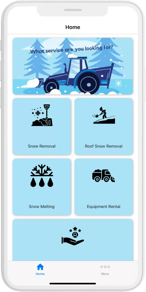 snow removal app home ios