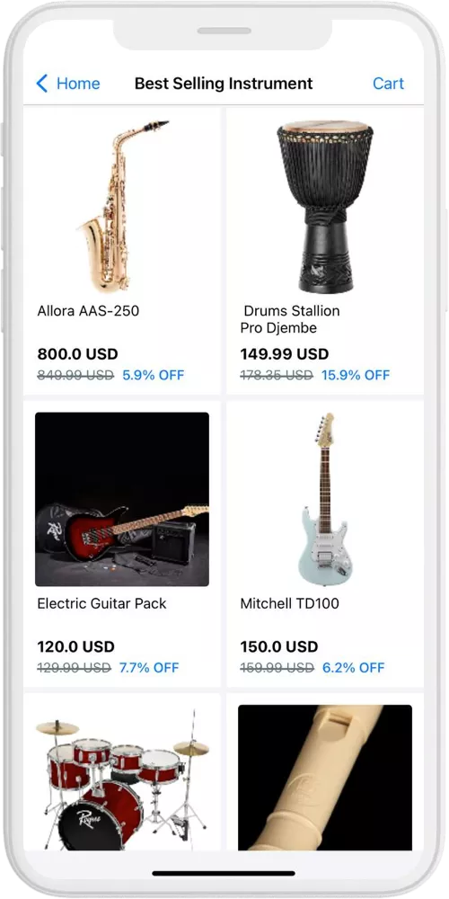 music store best selling ios
