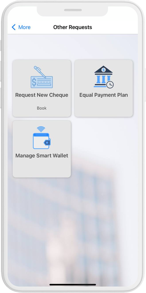 Banking App other requests ios