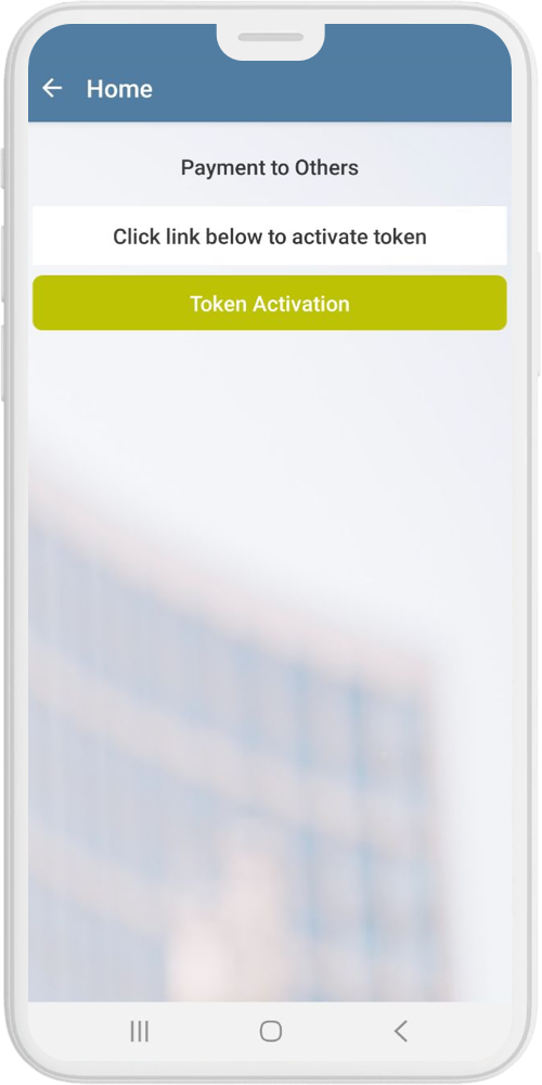 Banking App token