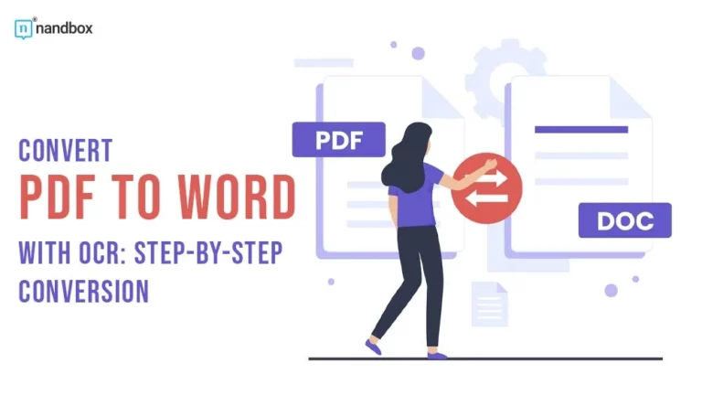 Convert PDF to Word with OCR Step-by-Step Conversion
