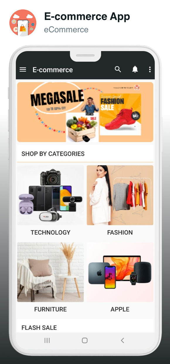 E-commerce App main