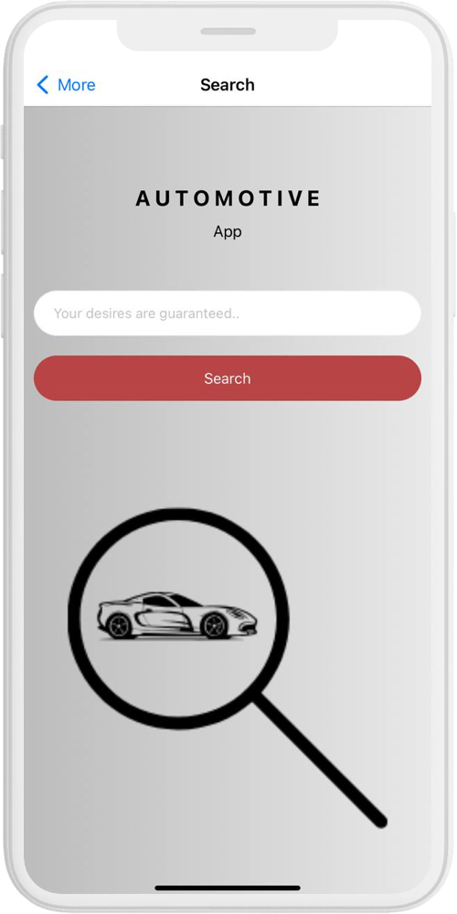 Automotive App search ios