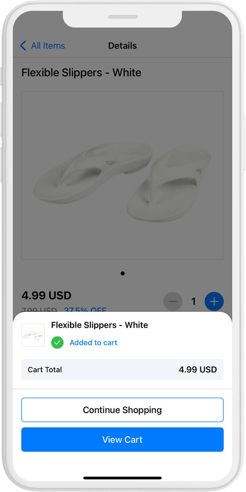 HajjGuide added to cart ios