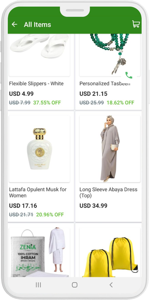 HajjGuide all items shop