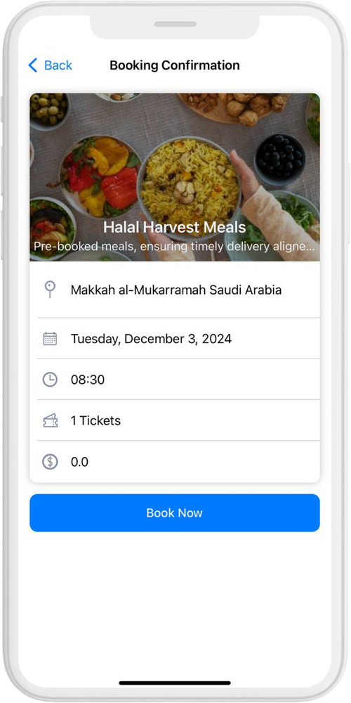 HajjGuide booking ios