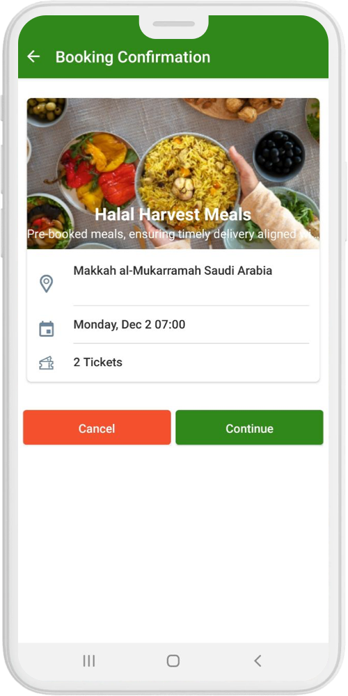 HajjGuide booking