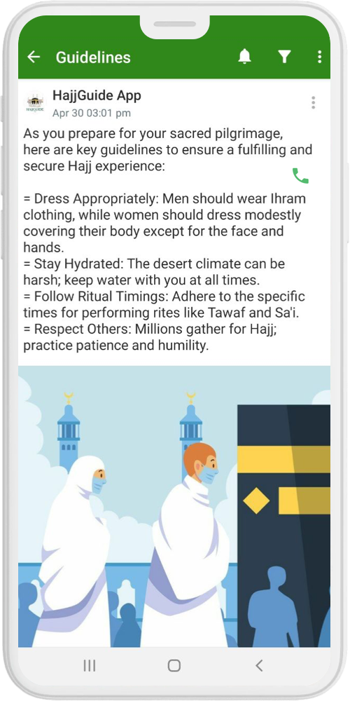 HajjGuide guidlines 2