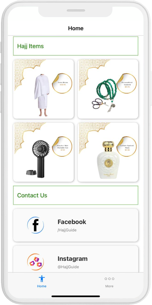 HajjGuide home 2 ios