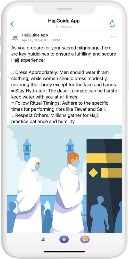 HajjGuide post ios