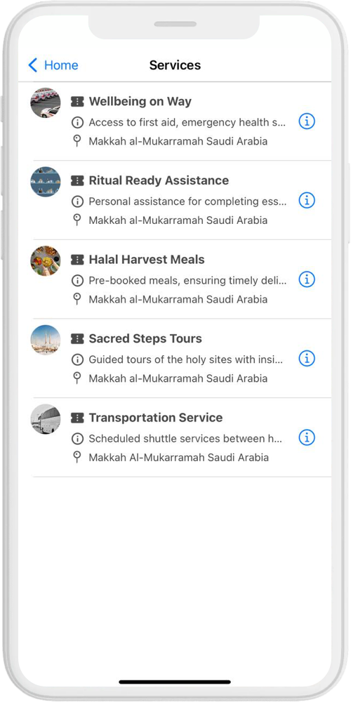 HajjGuide services ios