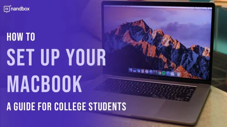 How to Set Up Your MacBook