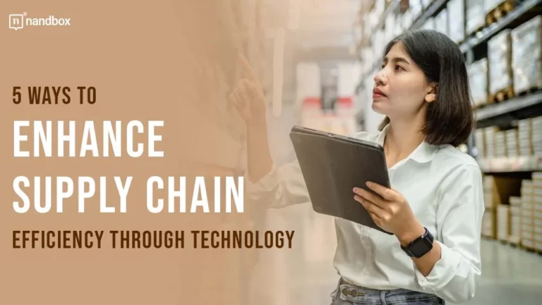 Supply Chain Efficiency Through Technology 