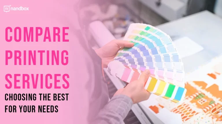 Compare Printing Services Choosing