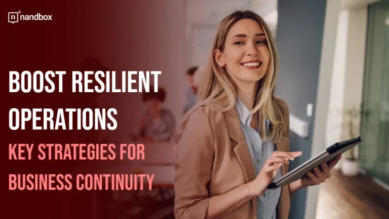 Boost Resilient Operations Key Strategies for Business Continuity