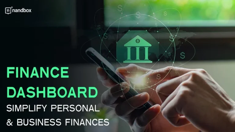 Finance Dashboard Simplify Personal & Business Finances