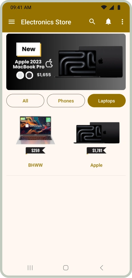 Electronics Store android 01