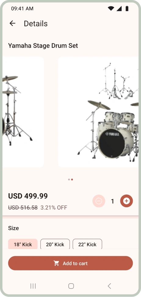 Musical Instruments Shop Android 08