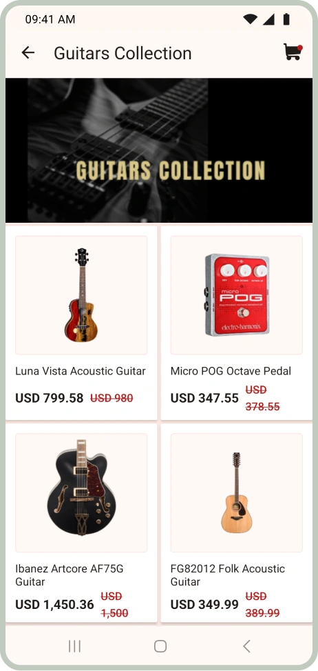 Musical Instruments Shop Android 09