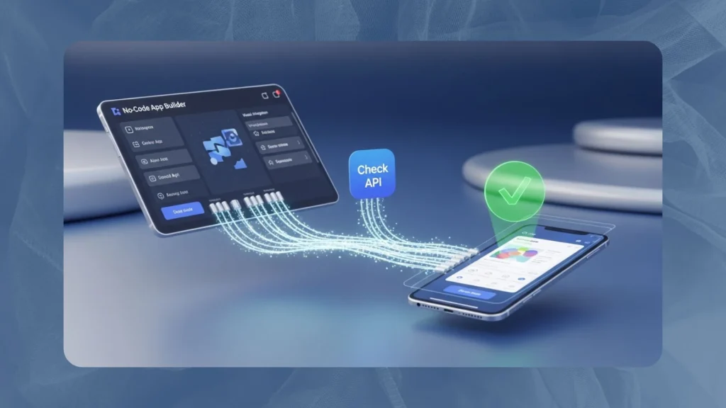 How to add a Check API Integration in Your No-Code App1