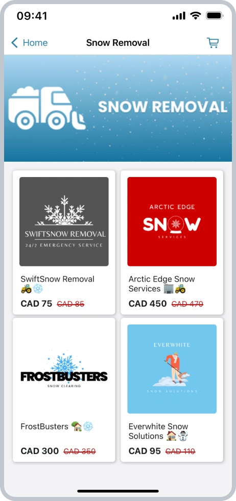 Snow App Tutorial Build an App for Snow Removal - nandbox Native App Builder