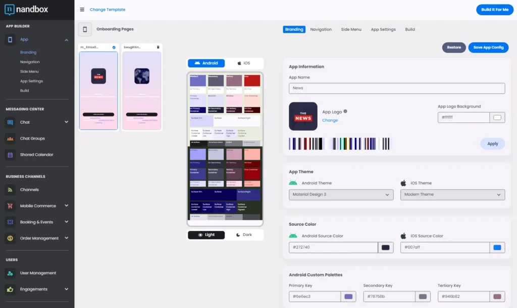 Interactive App Preview