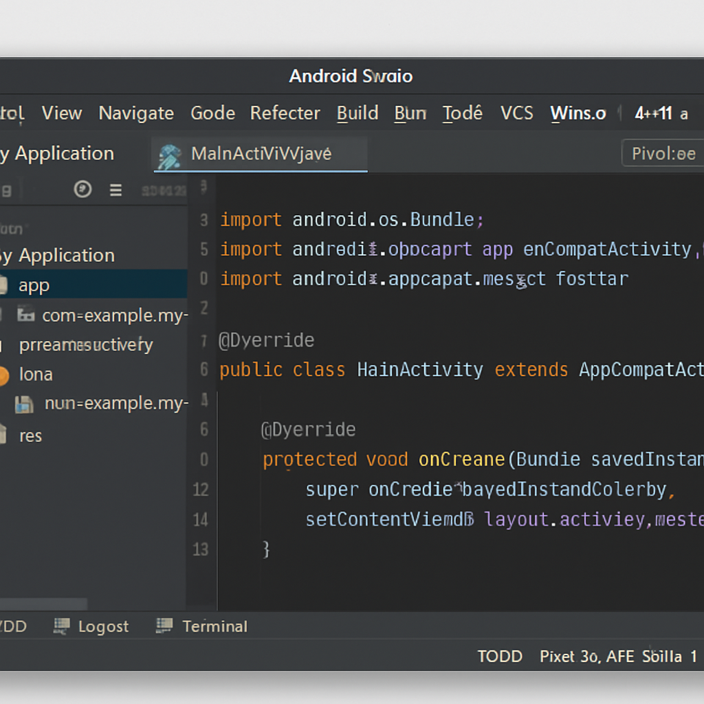 Android Studio interface