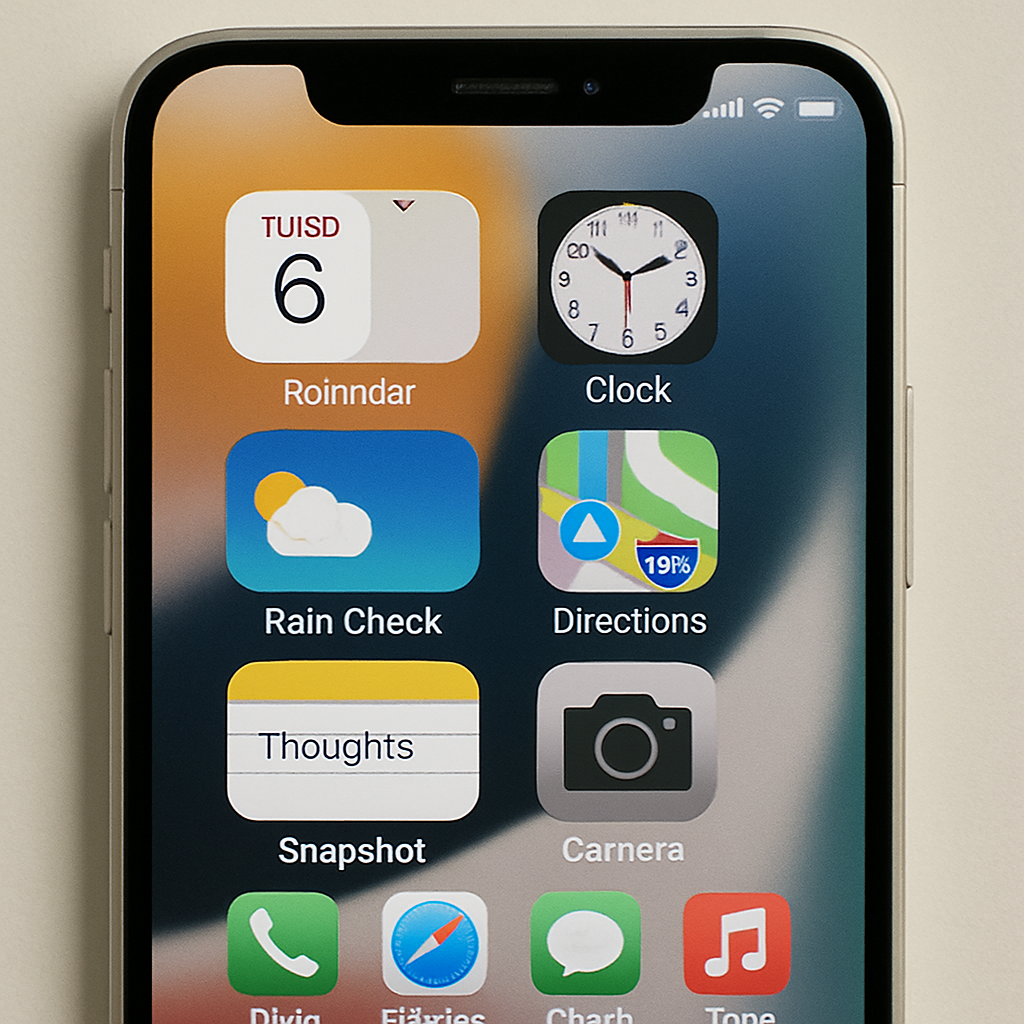 Changing app names on iPhone